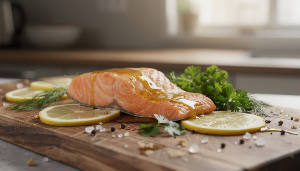 découvrez notre recette facile de saumon au four pour un pavé parfaitement cuit. suivez nos conseils sur le temps de cuisson pour un repas rapide et savoureux.