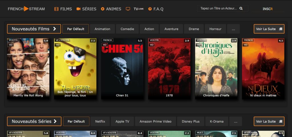 french stream nouveau lien nouvelle adresse