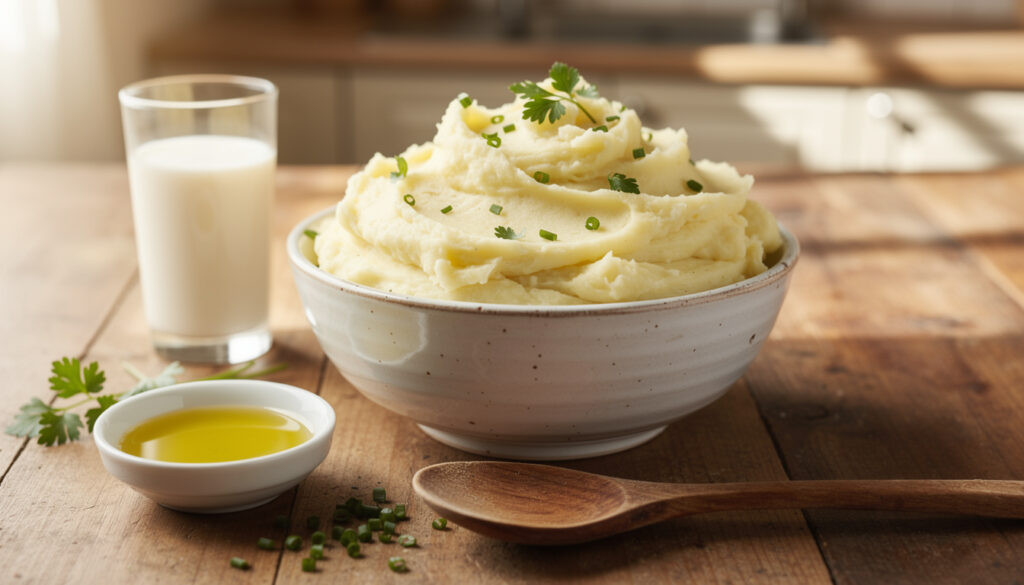 découvrez une recette facile de purée onctueuse sans lait, avec des astuces pour remplacer le lait tout en gardant une texture crémeuse et savoureuse.