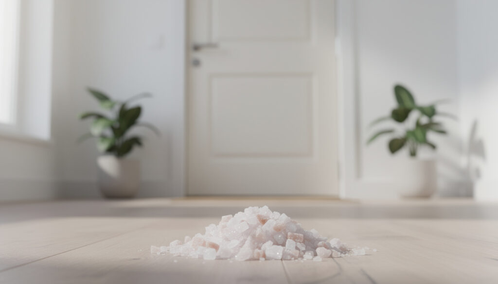 découvrez pourquoi mettre du gros sel feng shui devant sa porte peut purifier l'énergie, protéger votre domicile et favoriser un environnement harmonieux.