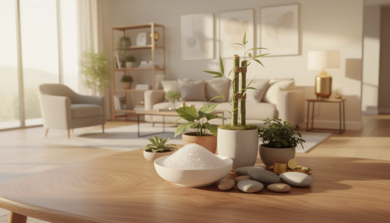 découvrez comment utiliser le sel selon les principes du feng shui pour attirer la richesse et l'abondance naturellement dans votre maison.