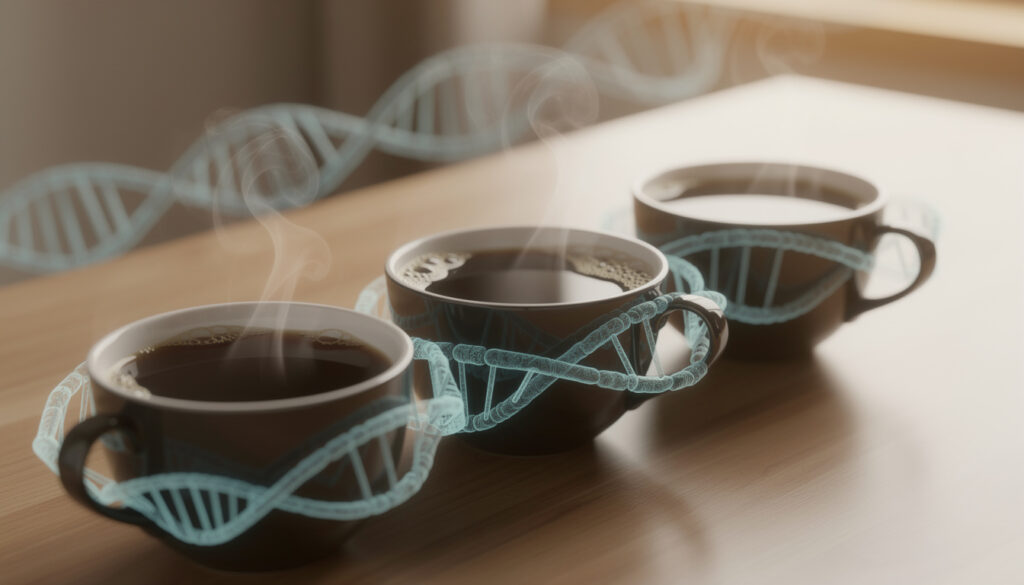 découvrez comment consommer 3 tasses de café par jour peut ralentir le vieillissement biologique en agissant sur vos télomères, les gardiens de la jeunesse cellulaire.