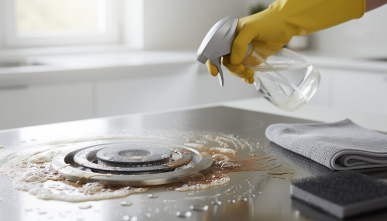 apprenez une méthode express pour dissoudre la graisse de cuisine et nettoyer efficacement vos surfaces. astuces rapides et faciles pour une cuisine impeccable.