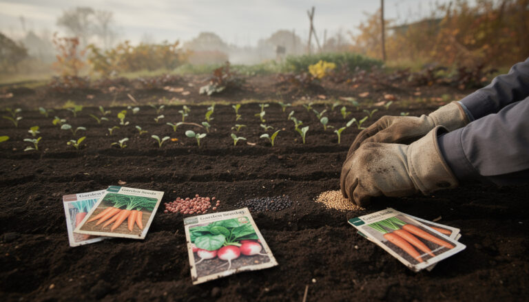 découvrez les 3 légumes essentiels à semer en novembre dans votre potager pour garantir des récoltes abondantes avant le printemps. conseils pratiques et astuces de jardinage inclus.