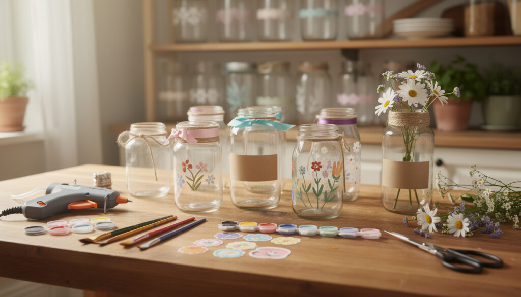 découvrez comment recycler vos pots de confiture vides en idées créatives et décoratives. transformez vos bocaux en objets uniques et durables pour la maison.